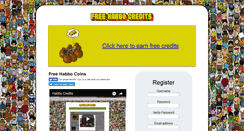 Desktop Screenshot of freehabbocredits.net