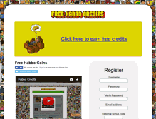 Tablet Screenshot of freehabbocredits.net